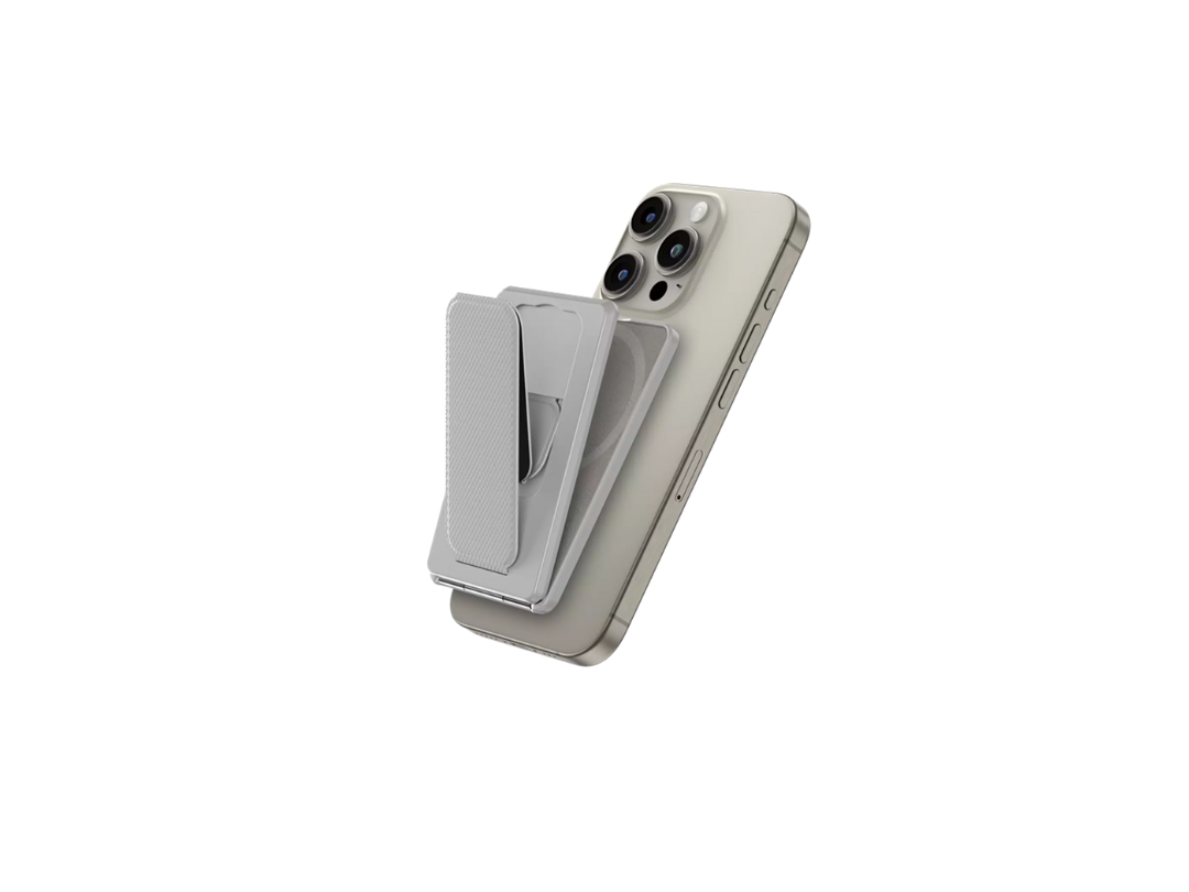 محفظة Omnilink MagSafe Travel Fold المغناطيسية من AMAZINGthing - رمادية محفظة Omnilink MagSafe Travel Fold المغناطيسية من AMAZINGthing - رمادية